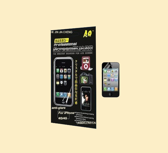 Screen Protector for Phone 4G/4S(front and back anti-glare)